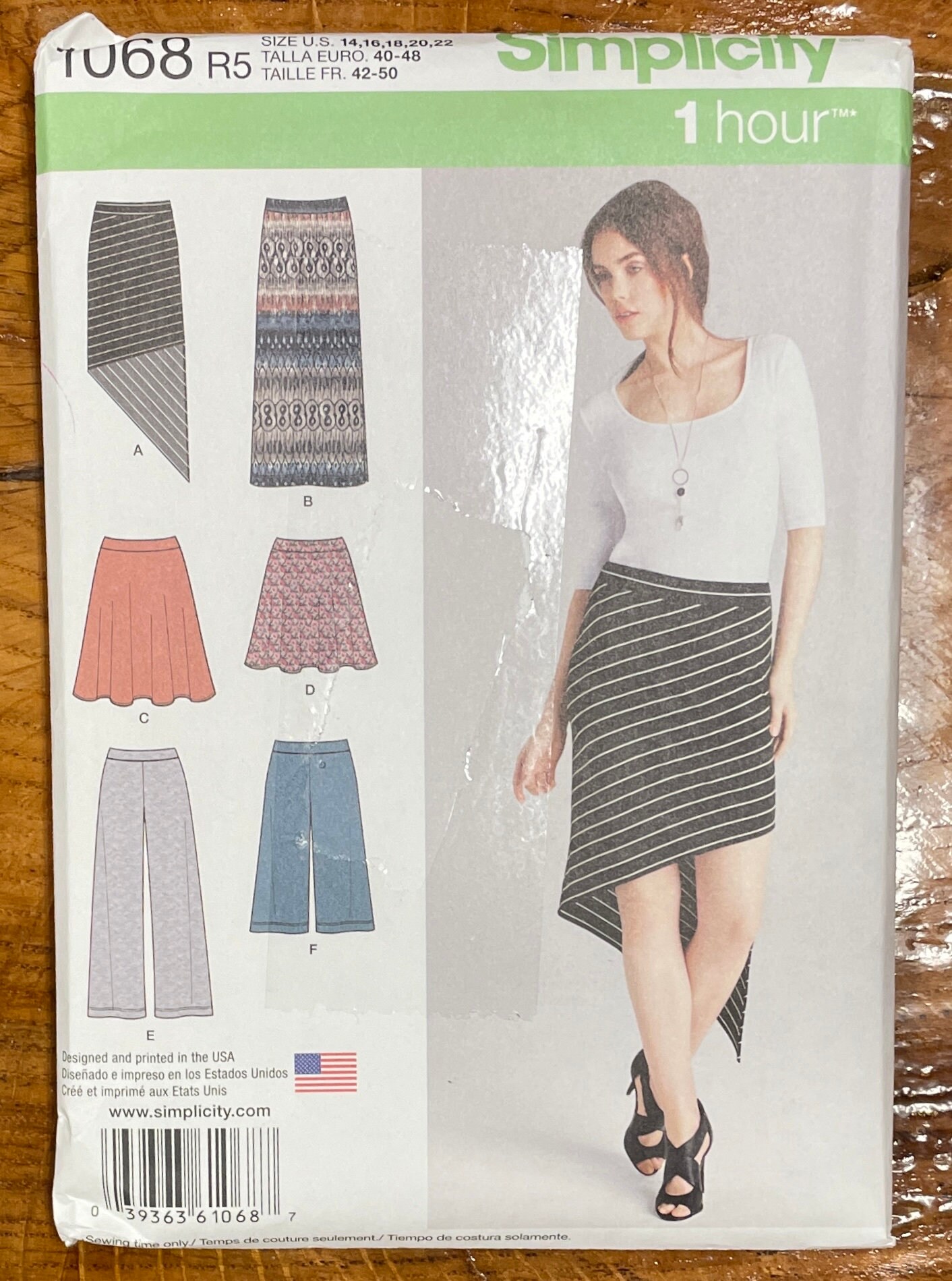 Easy Pull on Pants and Skirt Pattern, Stretch Knits Only