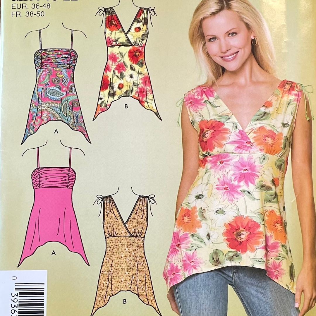 Easy Knit Pullover Top Pattern, Simplicity 4218, UNCUT - Etsy
