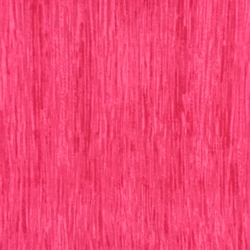 Nature Environmental Design Wood 100/% Cotton Hot Pink Brushed Look Fabric By The Yard