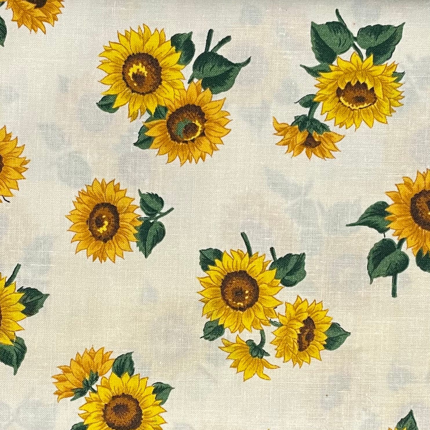 Sunflower Cotton Fabric, Cranston Print Works 