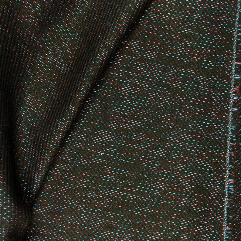 Black Wool Fabric