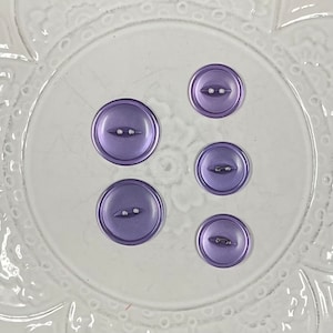 Vintage Violet Buttons, Purple
