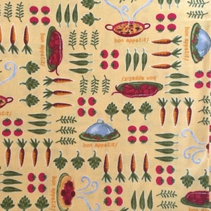 Yellow Kitchen Cotton Fabric, Daisy Kingdom