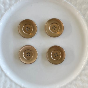 Vintage Gold Metal Buttons