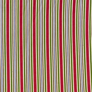 Vintage Rainbow Striped Cotton Fabric, P and B Textiles