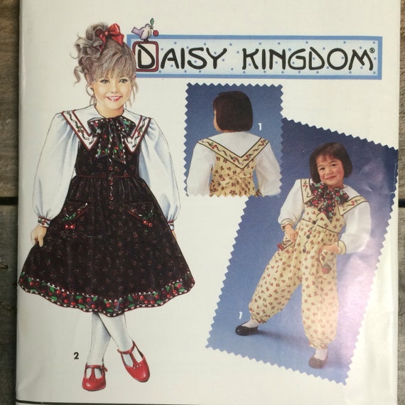 2348 SIMPLICITY DAISY KINGDOM CHILD/'S DRESS JACKET /& BAG SZ 2-5
