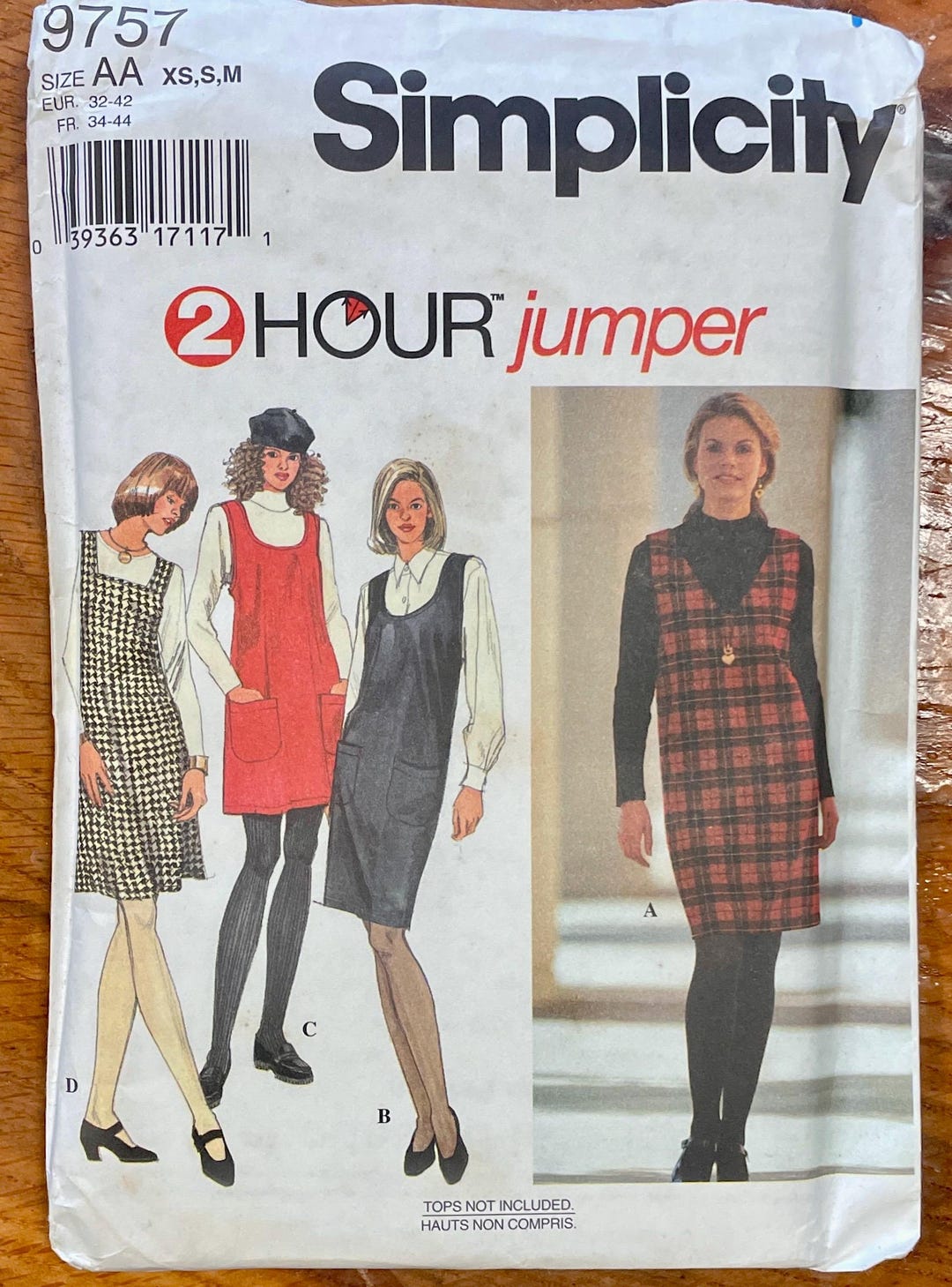 Easy Misses 2 Hour Jumper Pattern, Simplicity 9757, UNCUT - Etsy