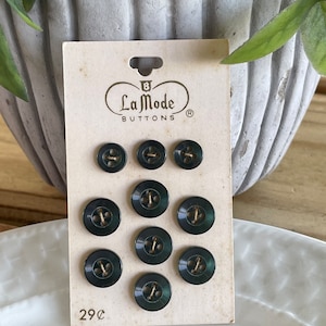 La Mode 1 1/4 Brown Toggle Buttons 2pk
