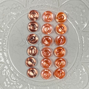 Vintage Orange Buttons