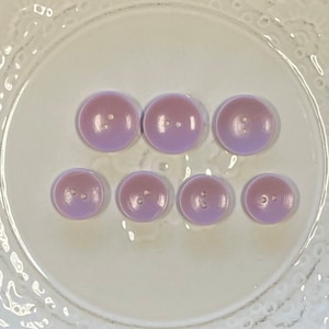Vintage Light Lilac Purple Buttons