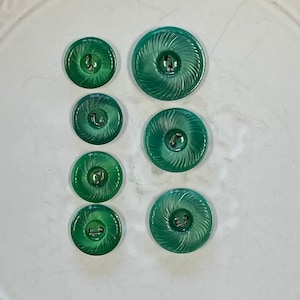 Vintage Green Buttons