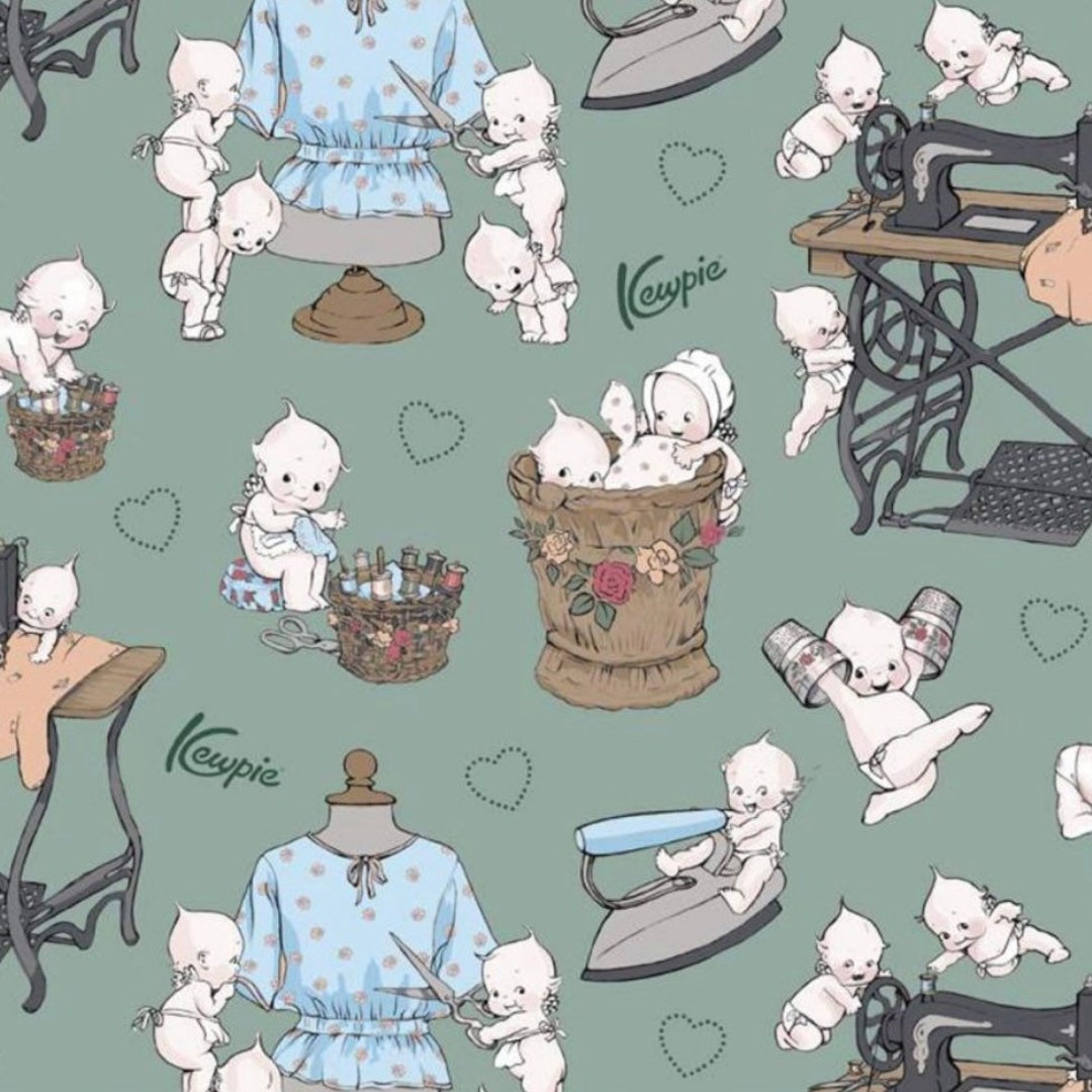 Sew Kewpie Cotton Fabric, Riley Blake Etsy