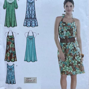 Misses Sleeveless Sundress Pattern, Simplicity 3778, UNCUT