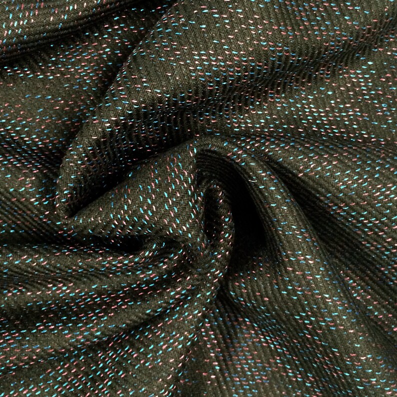 Black Wool Fabric