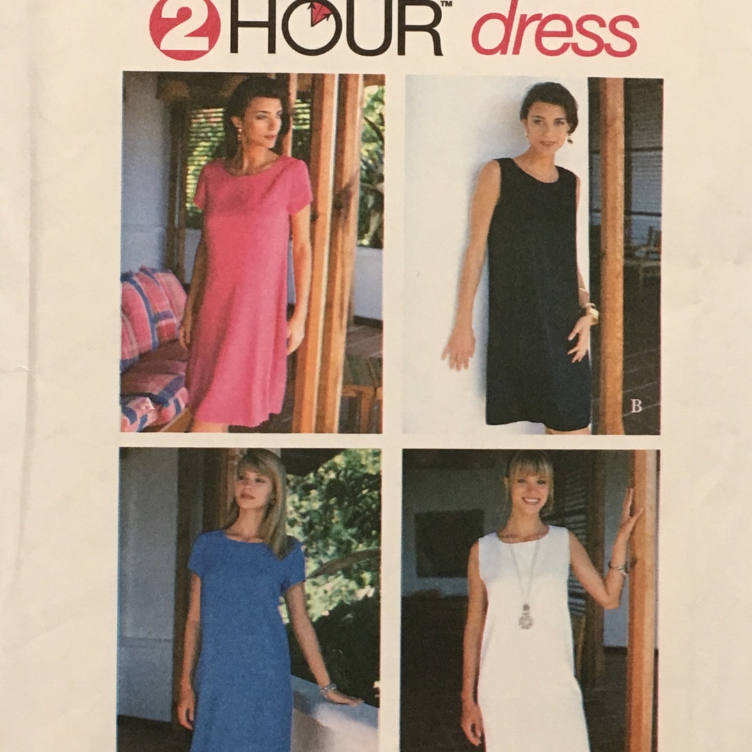 Over Dress Pattern Easy Pull Over Dress Pattern, 2 Hour, Loose Fitting, Simplicity 9591 ...