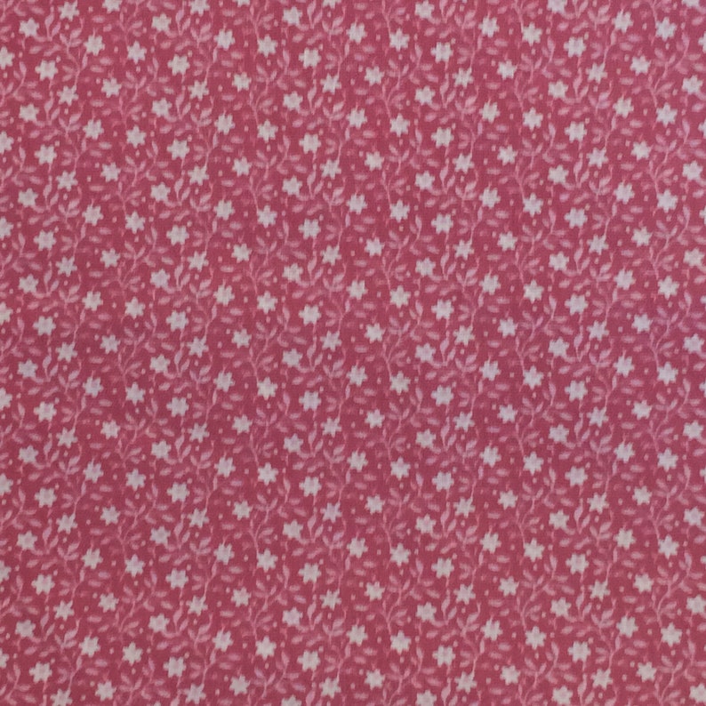 Calico Fabric Pink Calico Fabric Pink and White Calico Fabric Pink Floral Fabric Floral Fabric Easter Floral Fabric