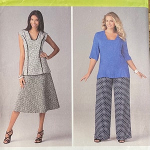 Easy Pullover Dress, Tunic, Pants and Skirt Pattern, Simplicity 1431, UNCUT