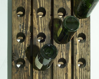 Wall Wine Rack Wood Wine Rack Distressed Wood Wall Mount Wine Rack