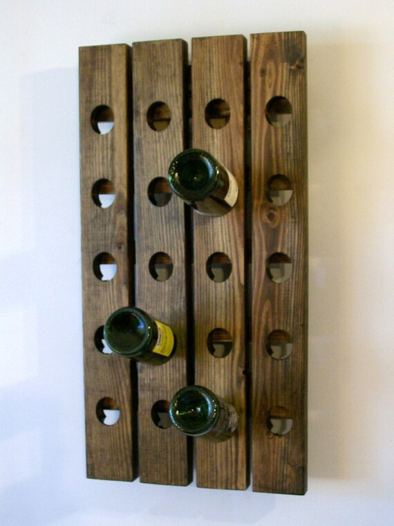 Wine Riddling Rack Rush Shipping Antique European Style Winerack Walnut Etsy