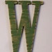 12-inch Distressed Wood Letter W Choice of Letter and Color - Etsy