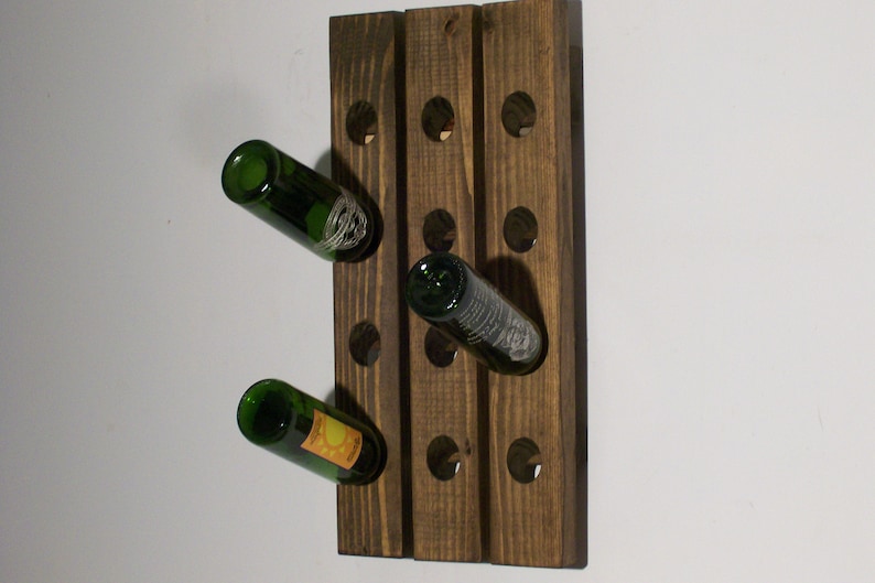Wood Wine Riddling Rack Wall Mounted Riddling Rack 12 16 20 Etsy