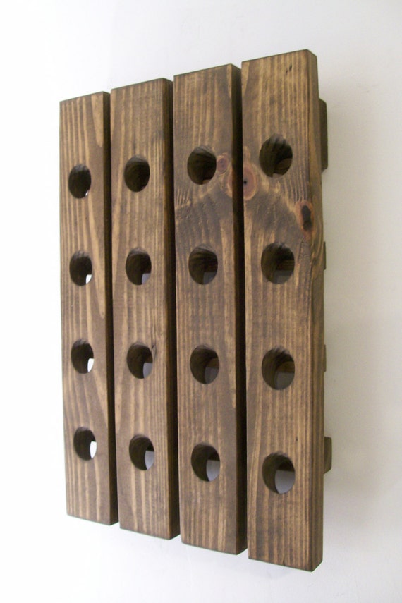 Traditional Wine Rack French Style Wall Hanging Riddling Rack Etsy