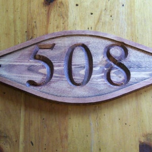 Custom Address Sign Carved Plaque