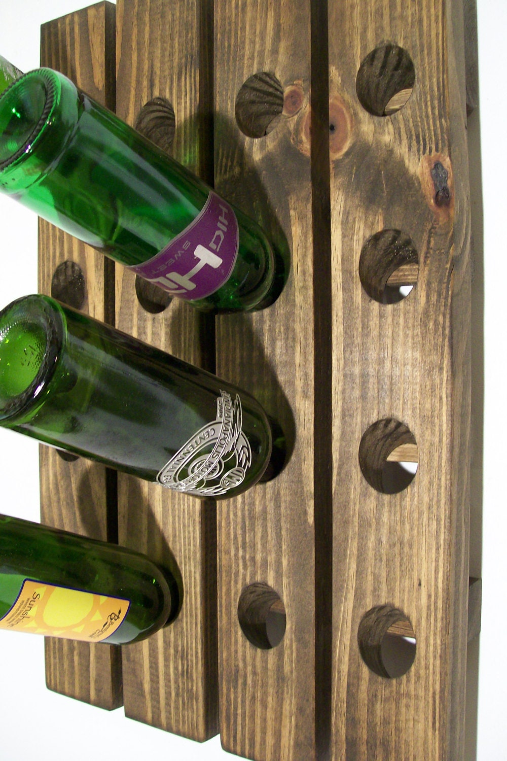 Wine Riddling Rack Wood Wall Hanging Wine Rack - Etsy