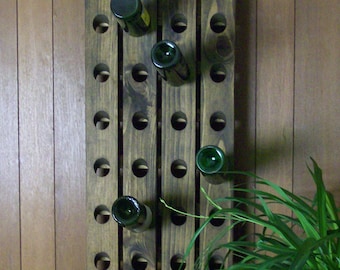Wooden Wine Rack 24-Bottle Riddling Rack