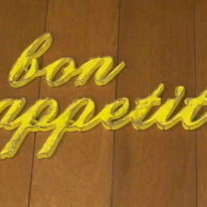 bon appetit Sign Wood Wall Decor