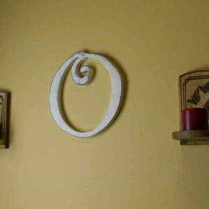 Distressed Wood Letter 12 inch Shabby Wall Decor