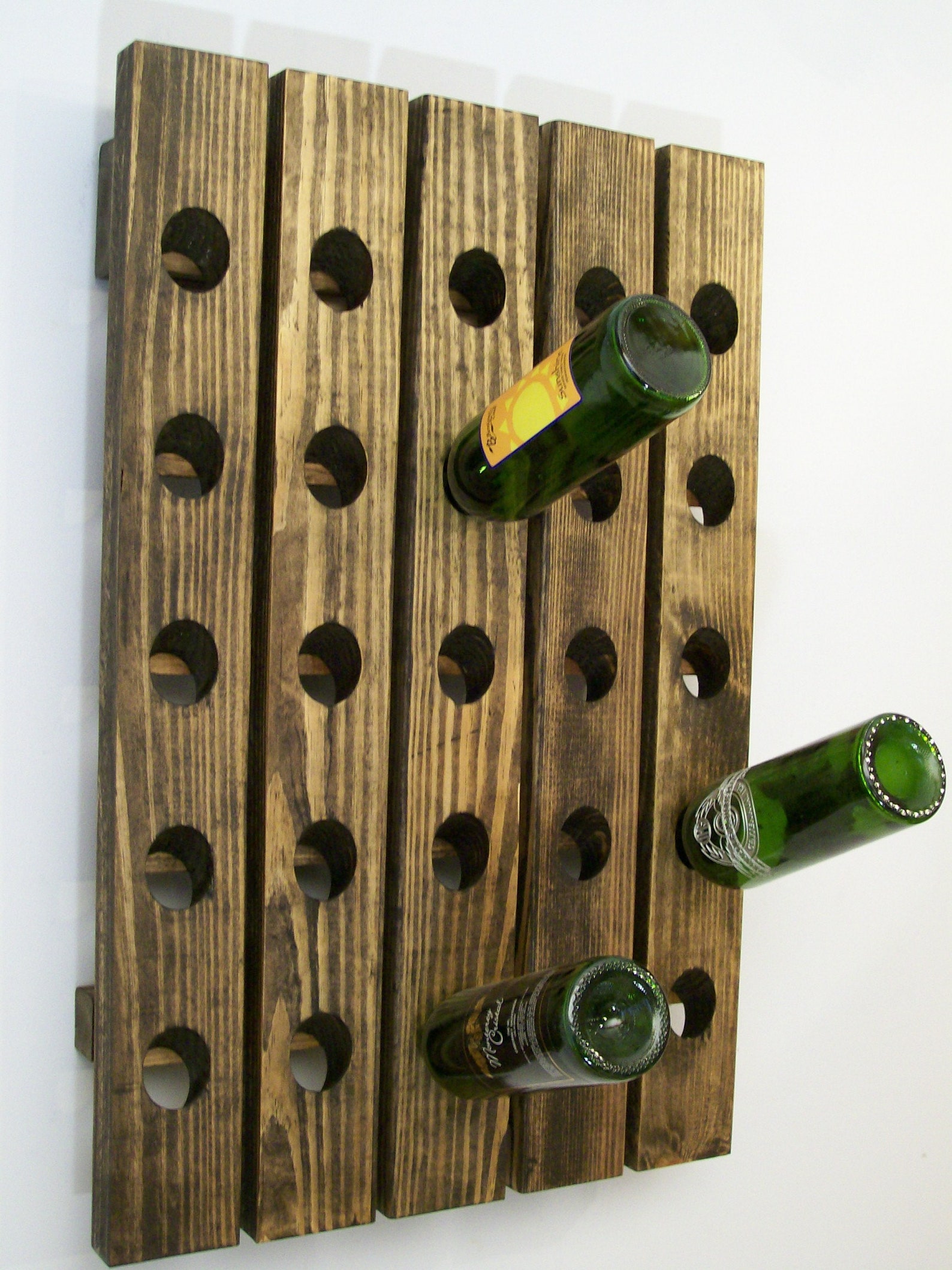 Wine Riddling Rack Rustic Distressed Wood - Etsy