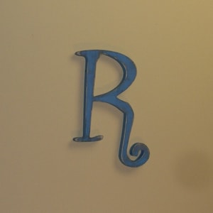 Fancy Wood Letter R Distressed 12 Inch Rustic Wall Decor Choice of ...