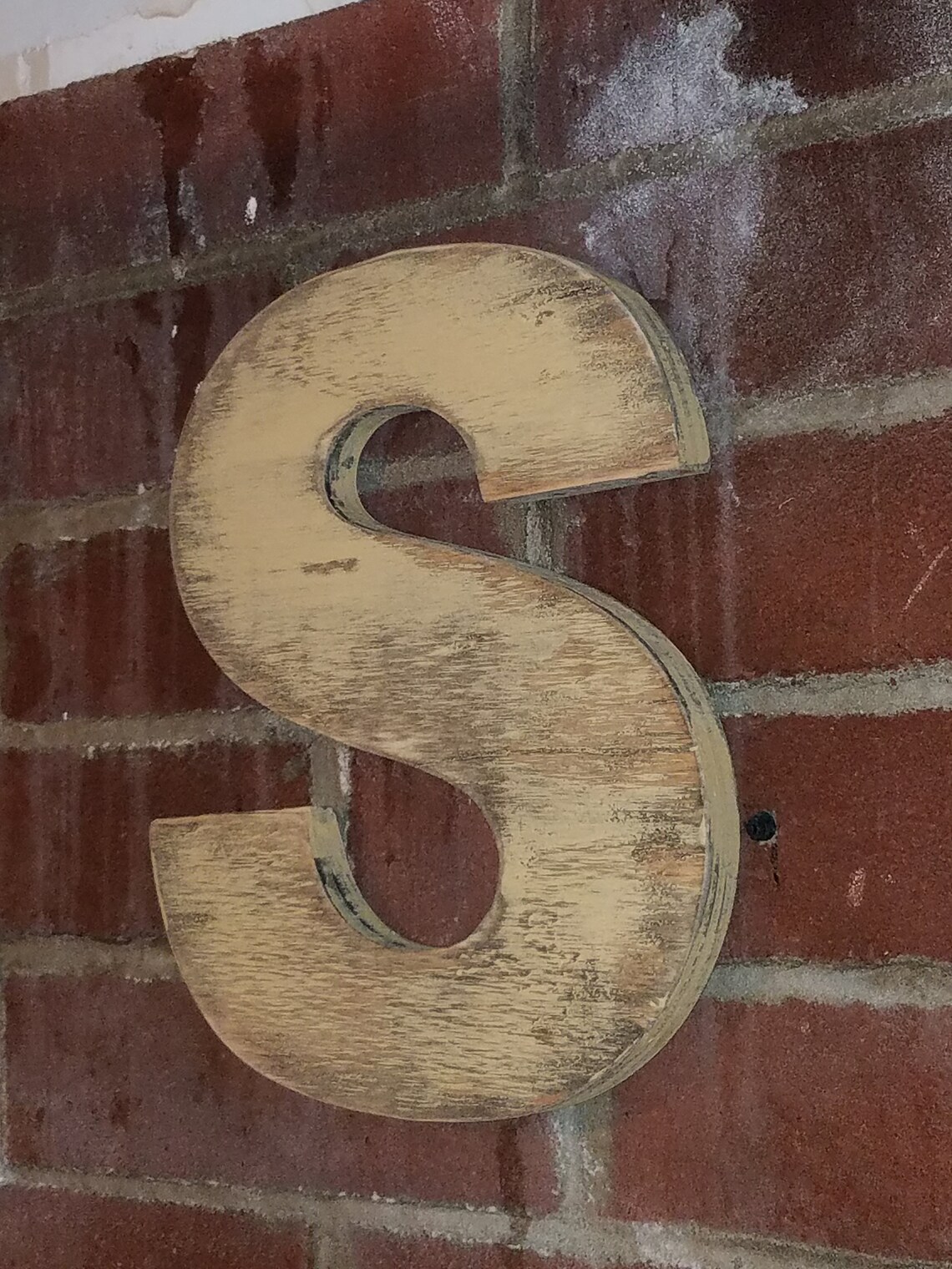 Wooden Letter Distressed Any Letter Many Colors 12 Inch - Etsy