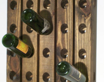 Barnwood Wine Rack 20-Bottle
