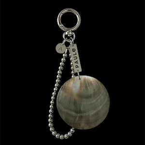 Shell Bag Charm Personalised - Mother of Pearl