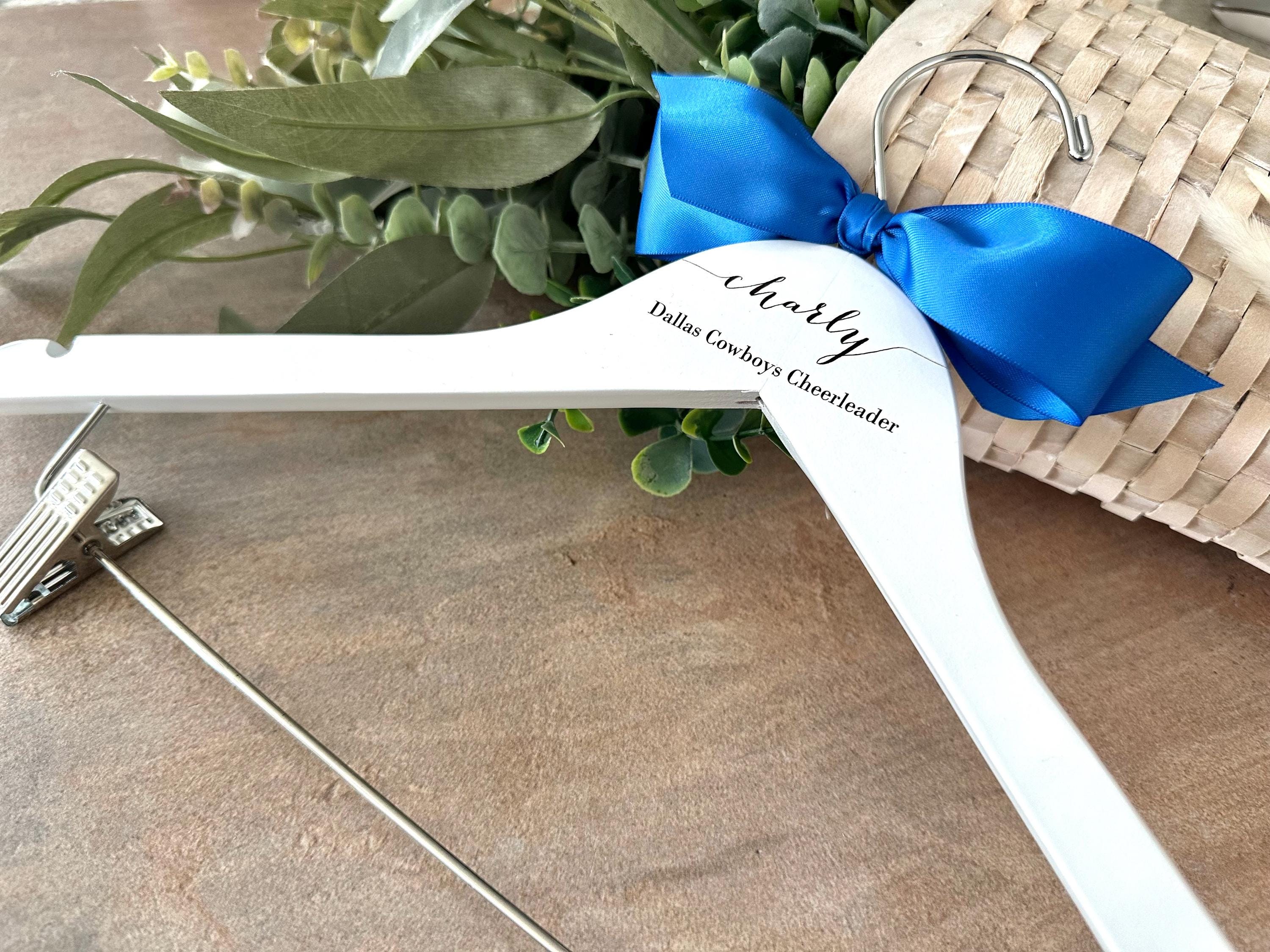 Personalized Cheerleader Hanger, Custom Cheerleading Gift, Cheer Squad Medal Display, Cheerleader Graduation Keepsake, Cheer Uniform Holder