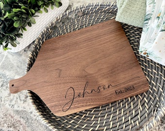 House warming for couple, Mother's day gift, Charcuterie board for women, Engraved cheese boards, Custom cutting board, Anniversary Gift