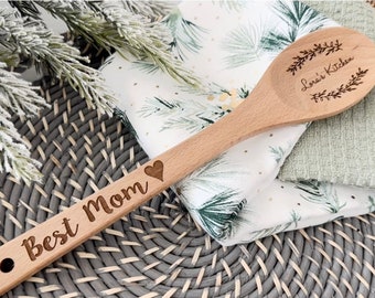 Personalized Wooden Spoon, Family Reunion, Gift for Grandma, Best Mom, Unique Birthday Gift For Mum, Custom Wooden Utensils, Kitchen gifts