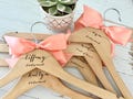 Personalized bridesmaid hangers , Bridesmaid proposal gifts, Bachelorette party gift, Custom engraved hangers, Unique affordable hangers