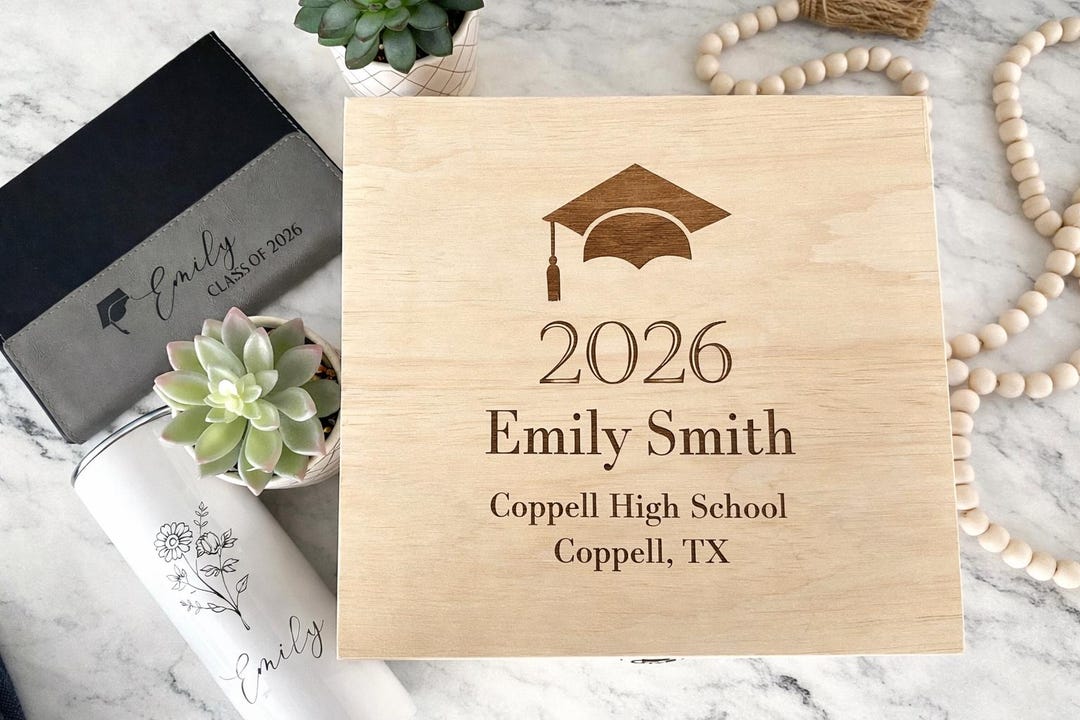 Graduation Memory Box 2026, Personalized Grad Gift Box, Keepsake