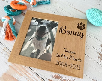 Personalized Dog Memorial Gift, Dog Passing Gifts, Pet Memorial, Dog Loss Picture Frame, Pet Sympathy, Dog Remembrance Frame, Photo frame