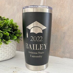 Personalized graduation gift for her, Custom graduate tumbler, Class of 2024, Graduate party gift, High school grad gift, Seniors 2024