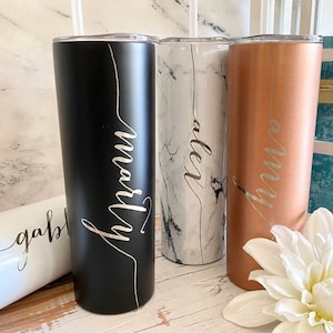 Personalized tumbler, Insulated Engraved Cup, Custom Name Mug, Bridesmaid proposal, Personalized Gifts for Her, Corporate Custom Logo