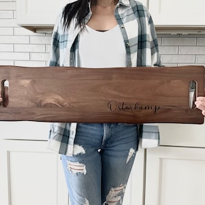 Personalized Charcuterie Board, Mother&#39;s Day Gift, Custom Cheese Board, Engraved Wooden Serving Platter,  House warming Gift for Couple