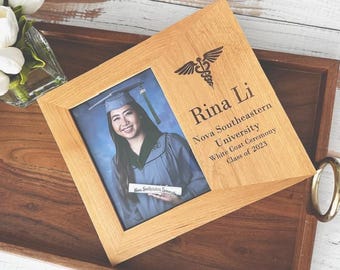 White Coat Ceremony Frame, Medical School, Dental School, Veterinary Graduation Gift, Nursing, PA School Picture Frame