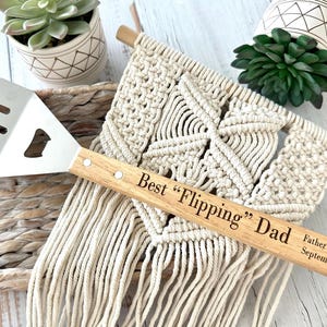 Custom Spatula for Dad, Personalized Kitchen Utensil for Husband, Wooden Cooking Spatula for Him, Engraved Baking Tool, Unique Spatula Gift