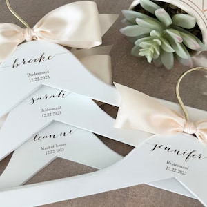 Personalized bridesmaid hangers , Bridesmaid proposal gifts, Bachelorette party gift, Custom engraved hangers, Unique affordable hangers