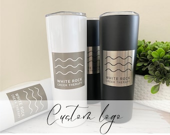 Custom Logo Tumbler, Client Gifts, Engraved logo tumblers, Insulated Tumblers, Employee gifts, Personalized Business Gift, Wholesale bulk