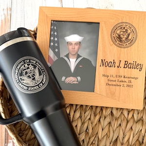 Military Basic Training, Personalized Picture Frame, Boot Camp recruit picture, Military Milestone, Military keepsake, Honor and commitment